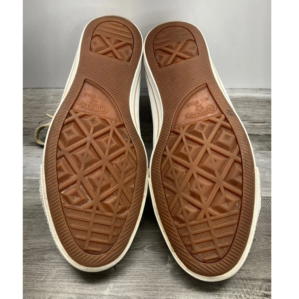 Converse One Star Ox Suede Sand Beige Sneakers 155777C Mens 7 Womens 9 Low Top - Picture 6 of 8